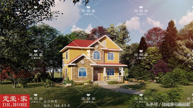 12.3米x9.9米二層歐式別墅設(shè)計圖，五室三廳兩衛(wèi)，布局簡單明確。