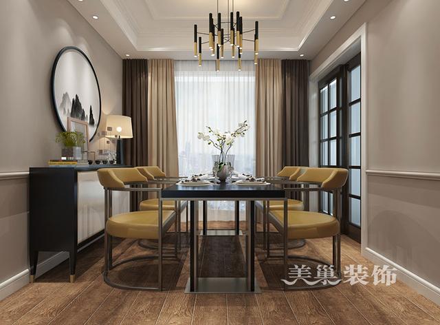 130平三室兩廳混搭風(fēng)格裝修，以美式為主基調(diào)，營造出一種懷舊、浪漫的感覺