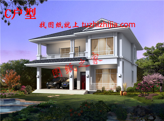 好看又簡單的二層樓房設(shè)計圖紙，戶型還實用