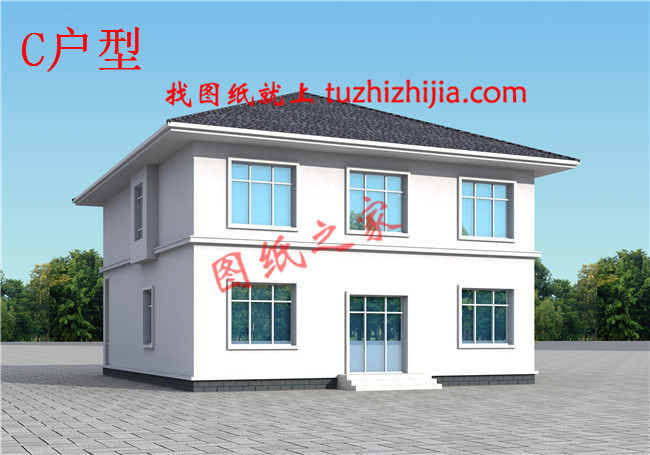 好看又簡單的二層樓房設(shè)計圖紙，戶型還實用