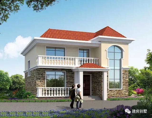 三棟帶走廊陽臺(tái)的二層自建房，戶型簡(jiǎn)單，物美價(jià)廉，主體20多萬拿下，真正適合農(nóng)村生活的