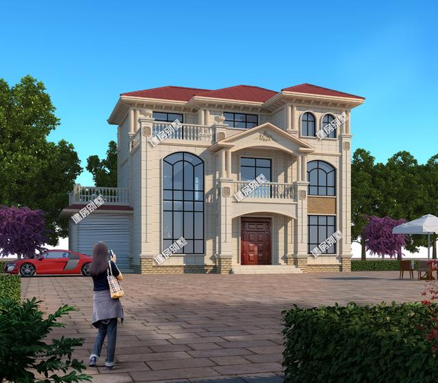 三棟三層別墅設(shè)計(jì)圖，帶獨(dú)立車(chē)庫(kù)設(shè)計(jì)+客廳挑空，真叫我們難以抗拒！