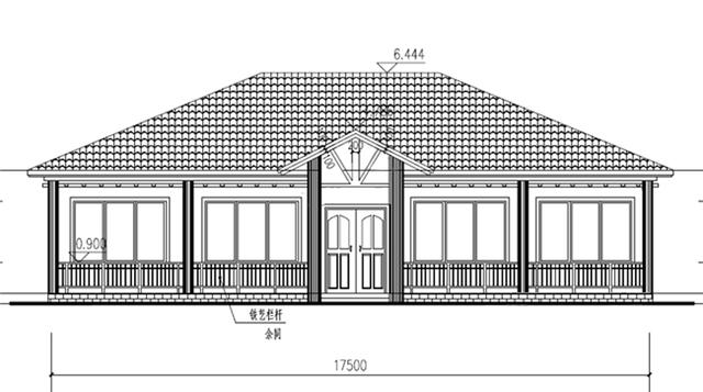 一層農(nóng)村別墅設(shè)計圖，設(shè)計新穎，不僅住著舒服，而且造價經(jīng)濟實惠。