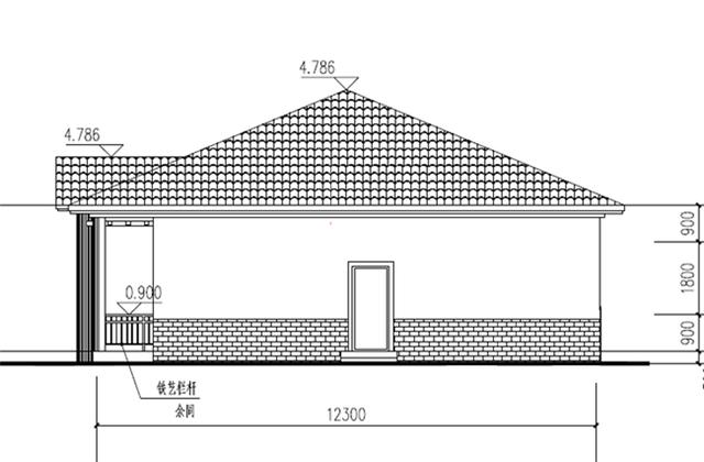 一層農(nóng)村別墅設(shè)計圖，設(shè)計新穎，不僅住著舒服，而且造價經(jīng)濟實惠。