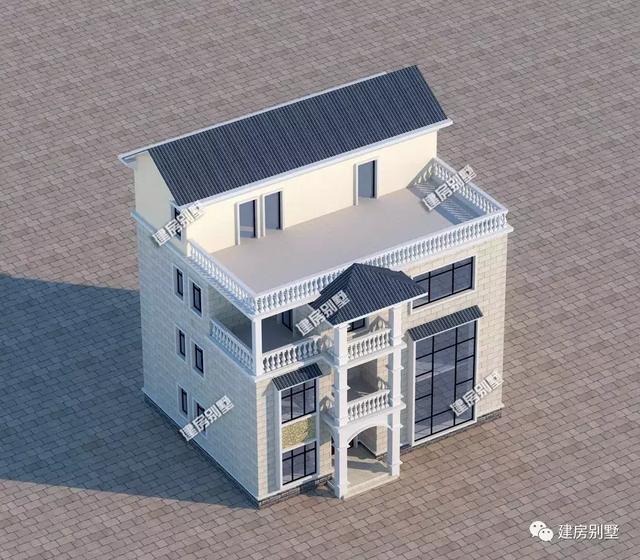 13×10米三層半農(nóng)村自建房，施工簡單，簡單實用造價還低，你不準(zhǔn)備來一套嗎？