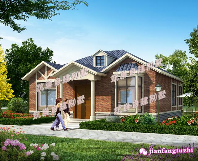 13x11米一層農(nóng)村別墅設計圖，帶有功能設計布局方案，適合自己的才是最好的戶型！