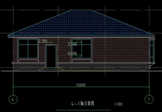 13x11米一層農(nóng)村別墅設計圖，帶有功能設計布局方案，適合自己的才是最好的戶型！