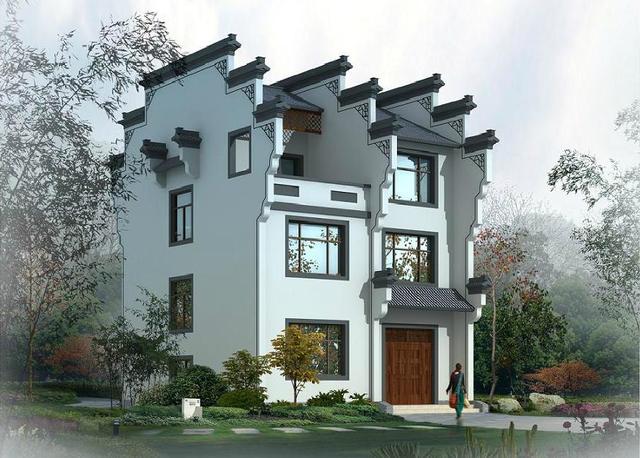 占地100平米的徽派三層自建房設(shè)計(jì)圖，融風(fēng)俗文化之精華，更具古典美。