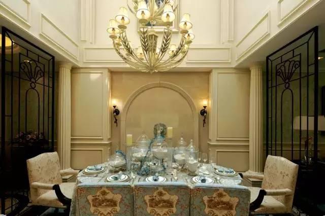 268平古典歐式風(fēng)裝修范例，氣質(zhì)沉穩(wěn)高貴，華麗、高雅。