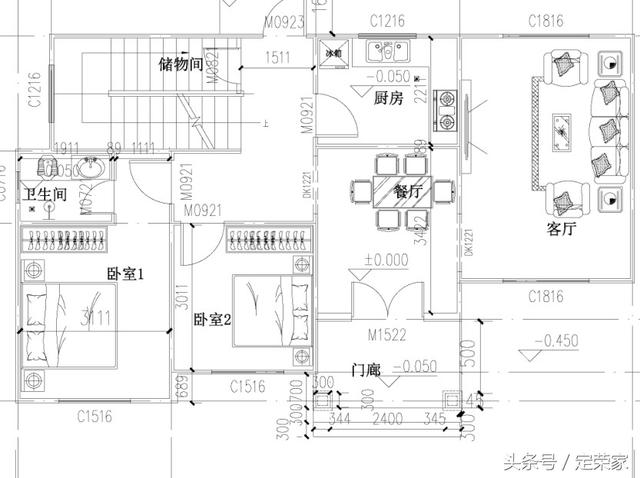 162㎡二層地中海迷你別墅設(shè)計圖，五室二廳二衛(wèi)，精致美觀，這才叫藝術(shù)！