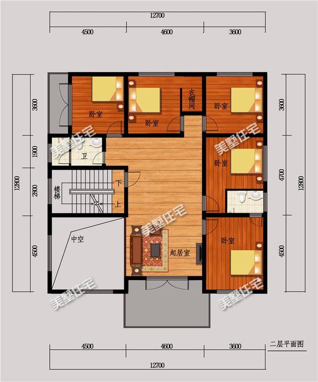 12x12米二樓歐式自建房，二樓復式鏤空客廳，豪華大氣