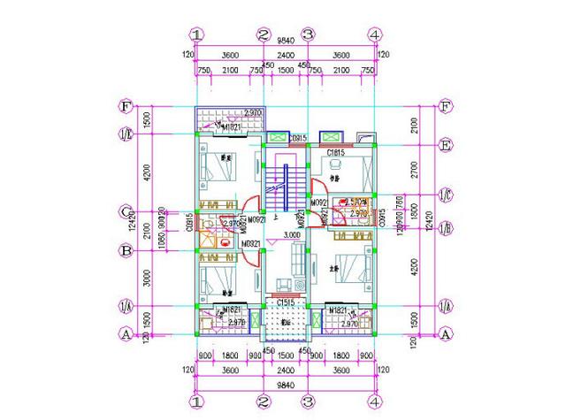 10×12米三層農(nóng)村自建房，戶型簡約大氣，帶車庫+花壇，造價26萬