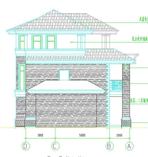 17×9米新型農(nóng)村別墅設計圖，帶獨立車庫+半旋轉(zhuǎn)樓梯+堂屋