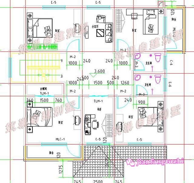 占地140平米的三層農(nóng)村自建房，帶大露臺+觀景涼亭，簡單實(shí)用