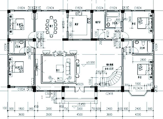 20x11米農(nóng)村二層別墅設(shè)計圖，建出的效果是極好的。