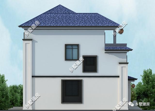 13x12米新中式三層別墅設(shè)計圖，時尚、古典、大氣，這才是對新中式最好的詮釋！