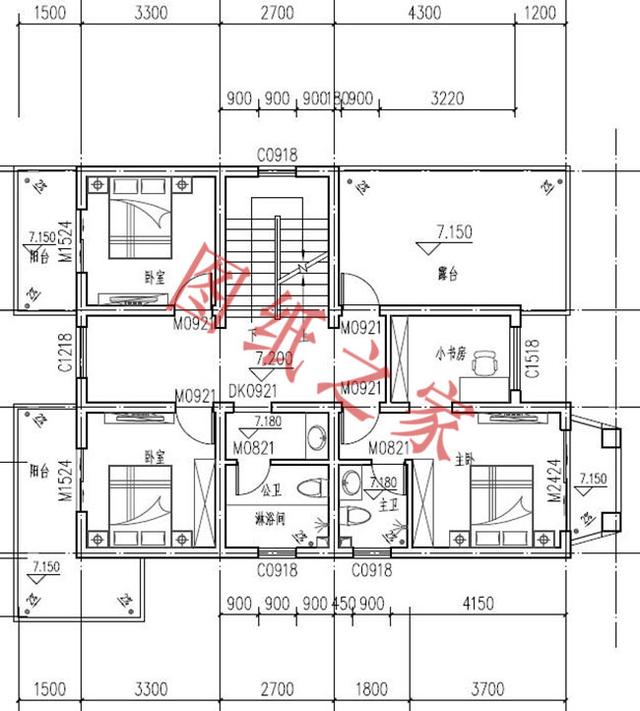 6款四層農(nóng)村別墅設(shè)計圖紙，外觀豪華大氣，溫馨舒適。