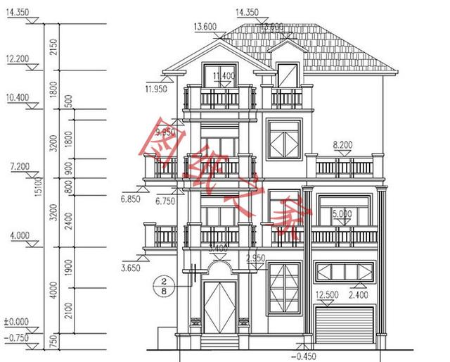 6款四層農(nóng)村別墅設(shè)計圖紙，外觀豪華大氣，溫馨舒適。