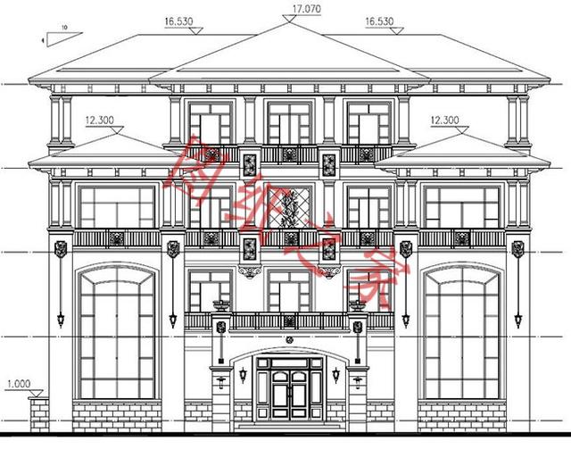 6款四層農(nóng)村別墅設(shè)計圖紙，外觀豪華大氣，溫馨舒適。