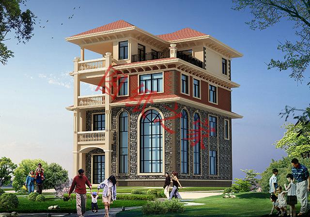 6款四層農(nóng)村別墅設(shè)計圖紙，外觀豪華大氣，溫馨舒適。