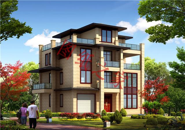 6款四層農(nóng)村別墅設(shè)計圖紙，外觀豪華大氣，溫馨舒適。