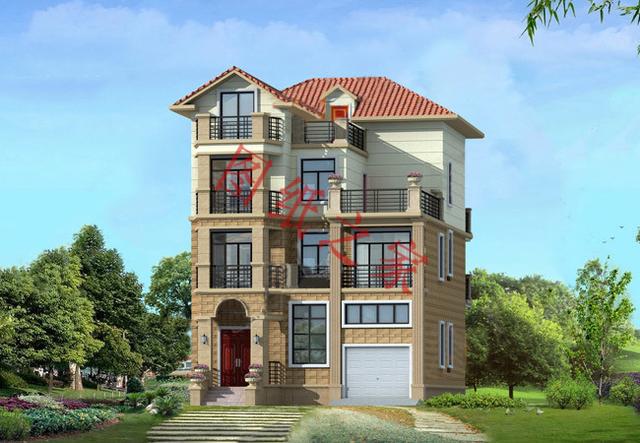 6款四層農(nóng)村別墅設(shè)計圖紙，外觀豪華大氣，溫馨舒適。