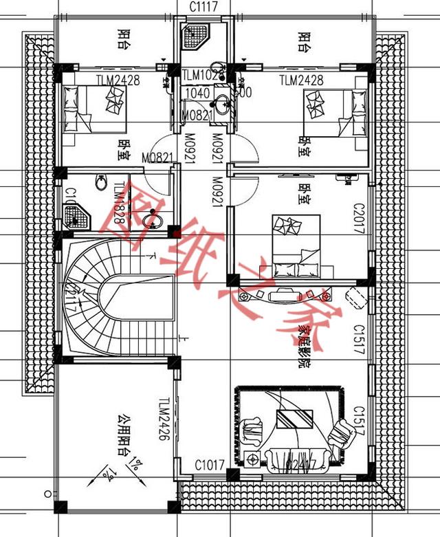 6款四層農(nóng)村別墅設(shè)計圖紙，外觀豪華大氣，溫馨舒適。