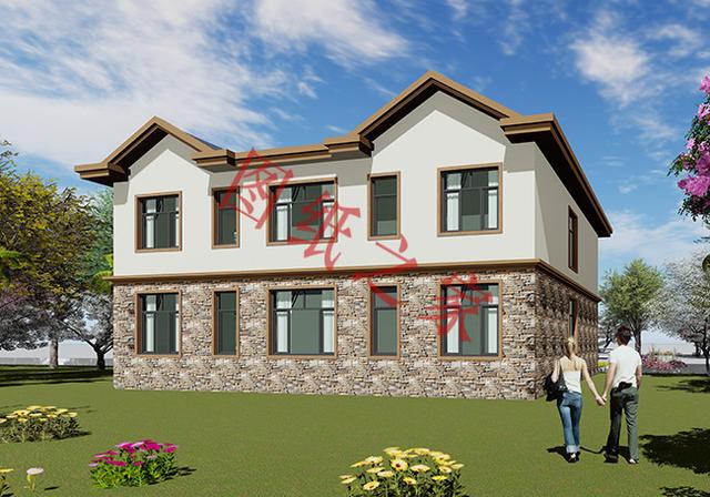 二層簡單大氣的現(xiàn)代別墅設(shè)計(jì)圖，看看有沒有你喜歡的。