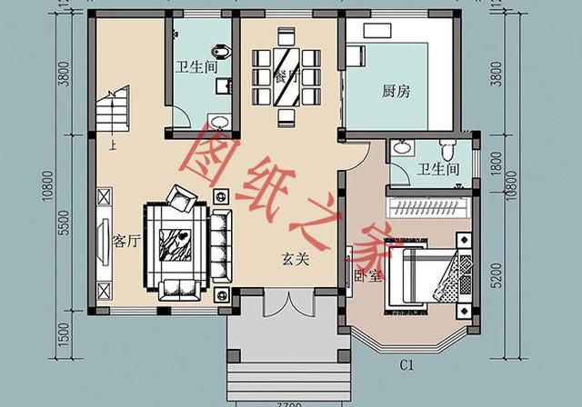 二層簡單大氣的現(xiàn)代別墅設(shè)計(jì)圖，看看有沒有你喜歡的。