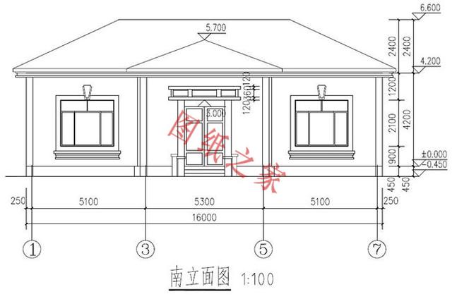一層農(nóng)村自建房，舒適美觀，經(jīng)濟實用，村里人都喜歡。