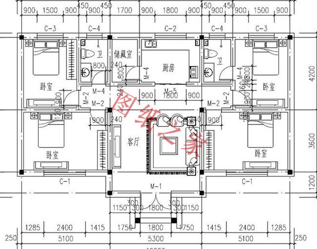 一層農(nóng)村自建房，舒適美觀，經(jīng)濟實用，村里人都喜歡。
