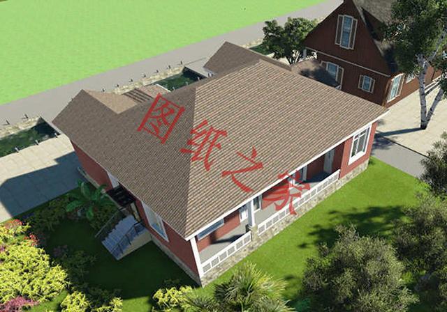 一層農(nóng)村自建房，舒適美觀，經(jīng)濟實用，村里人都喜歡。