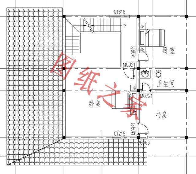 一層農(nóng)村自建房，舒適美觀，經(jīng)濟實用，村里人都喜歡。