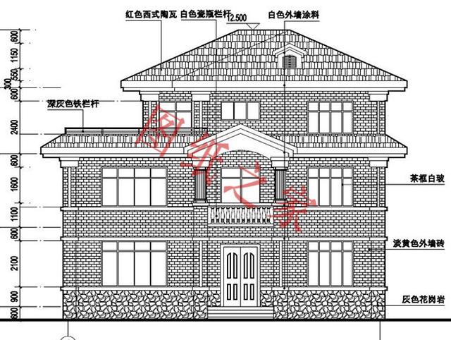 6套三層別墅設(shè)計(jì)圖，色彩出眾，接地氣，你喜歡哪一款？