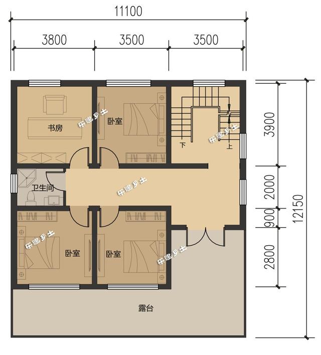 三層簡(jiǎn)歐農(nóng)村自建房，戶型方正，簡(jiǎn)潔、樸實(shí)，是鄉(xiāng)村自建房不錯(cuò)的選擇。