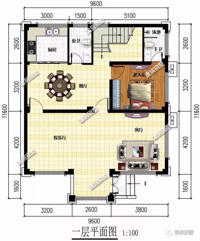 9.6×11.6米四層農(nóng)村自建房，始于顏值忠于實用，外觀和布局設(shè)計都是萬里挑一