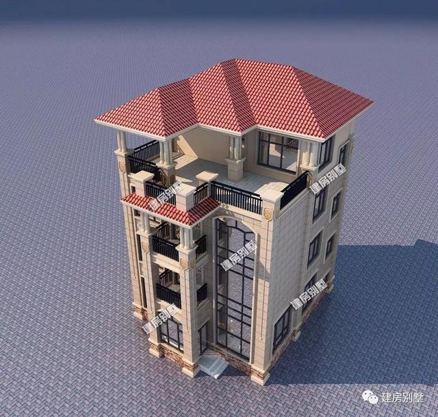 9.6×11.6米四層農(nóng)村自建房，始于顏值忠于實用，外觀和布局設(shè)計都是萬里挑一