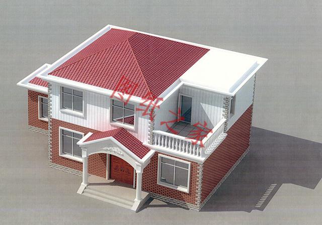 二層簡(jiǎn)約新農(nóng)村別墅設(shè)計(jì)圖，經(jīng)典又實(shí)用，都非常符合農(nóng)村居住的需求。