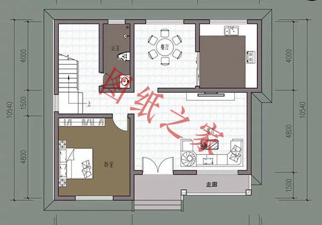 二層簡(jiǎn)約新農(nóng)村別墅設(shè)計(jì)圖，經(jīng)典又實(shí)用，都非常符合農(nóng)村居住的需求。