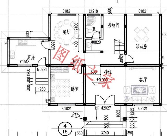 二層簡(jiǎn)約新農(nóng)村別墅設(shè)計(jì)圖，經(jīng)典又實(shí)用，都非常符合農(nóng)村居住的需求。