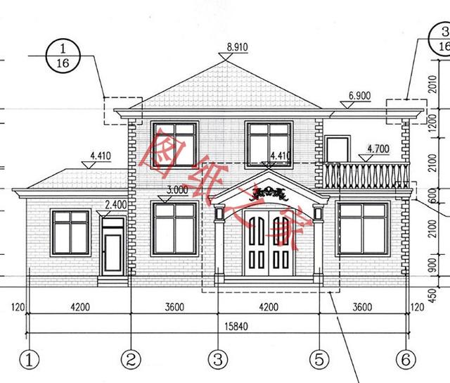 二層簡(jiǎn)約新農(nóng)村別墅設(shè)計(jì)圖，經(jīng)典又實(shí)用，都非常符合農(nóng)村居住的需求。