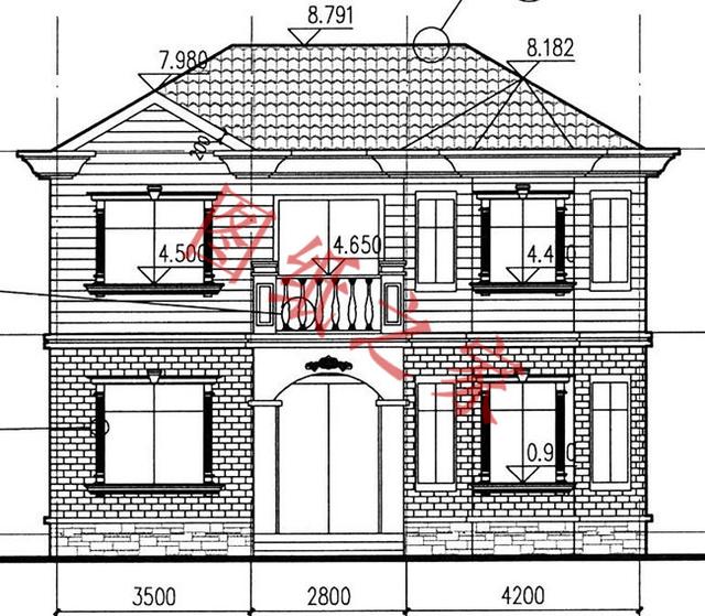 二層簡(jiǎn)約新農(nóng)村別墅設(shè)計(jì)圖，經(jīng)典又實(shí)用，都非常符合農(nóng)村居住的需求。