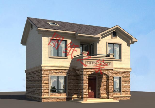 二層簡(jiǎn)約新農(nóng)村別墅設(shè)計(jì)圖，經(jīng)典又實(shí)用，都非常符合農(nóng)村居住的需求。