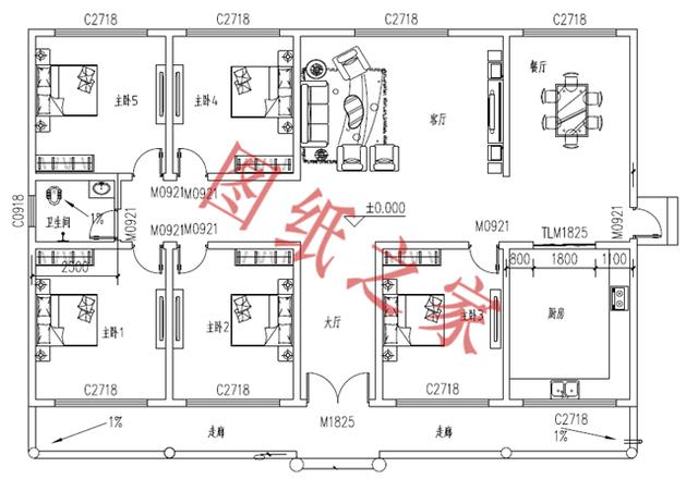 5套一層農(nóng)村別墅設(shè)計圖，不僅外觀精致，造價還經(jīng)濟(jì)實(shí)惠而且住著很舒服。