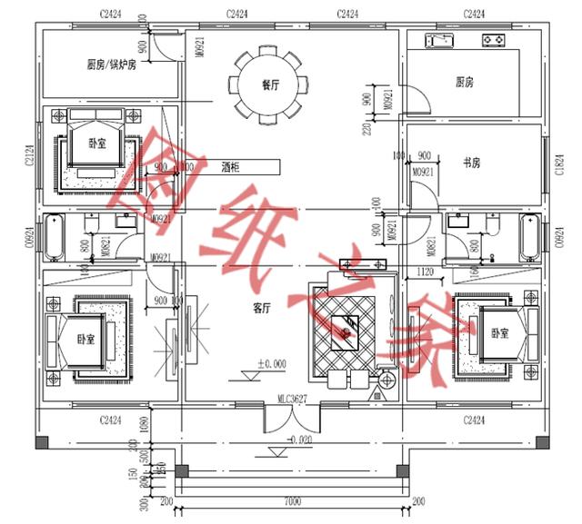 5套一層農(nóng)村別墅設(shè)計圖，不僅外觀精致，造價還經(jīng)濟(jì)實(shí)惠而且住著很舒服。