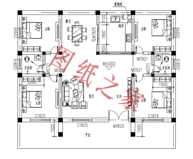 5套一層農(nóng)村別墅設(shè)計圖，不僅外觀精致，造價還經(jīng)濟(jì)實(shí)惠而且住著很舒服。