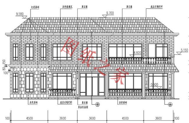 6款二層農村別墅設計圖，外觀明亮、簡單耐看，非常適合農村自建房！