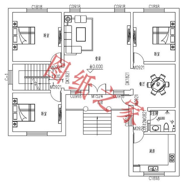 6款二層農村別墅設計圖，外觀明亮、簡單耐看，非常適合農村自建房！