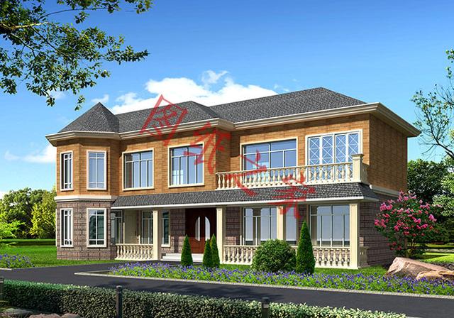 6款二層農村別墅設計圖，外觀明亮、簡單耐看，非常適合農村自建房！