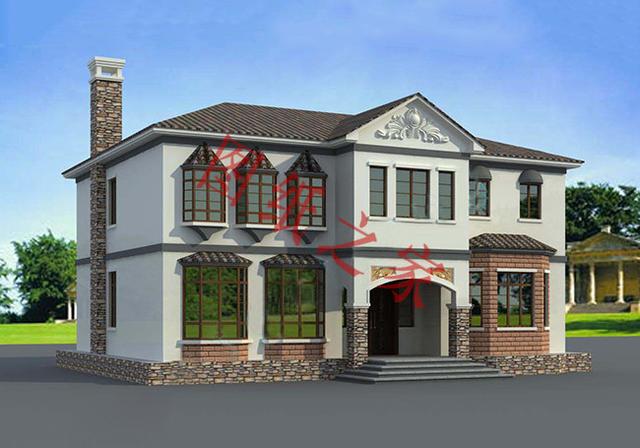 6款二層農村別墅設計圖，外觀明亮、簡單耐看，非常適合農村自建房！